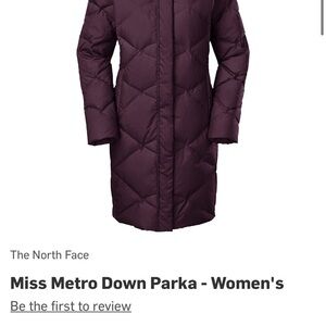 The North Face Women's Miss Metro Down Parka - plum